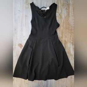 Altar'd State Black Textured Mini Dress